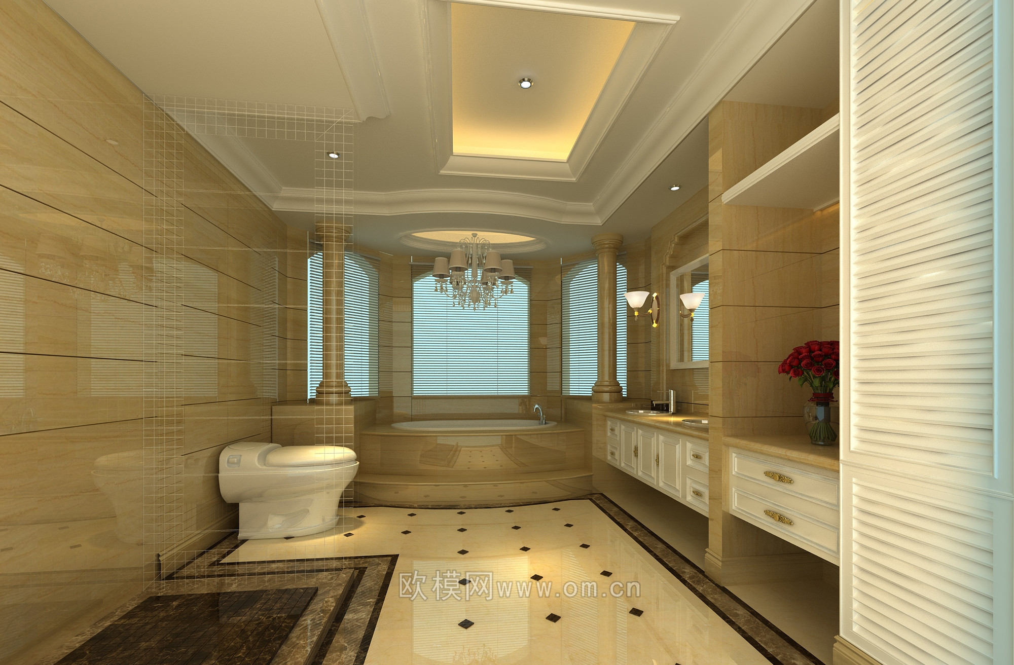 家装CAD(466)下载（渲染图4）