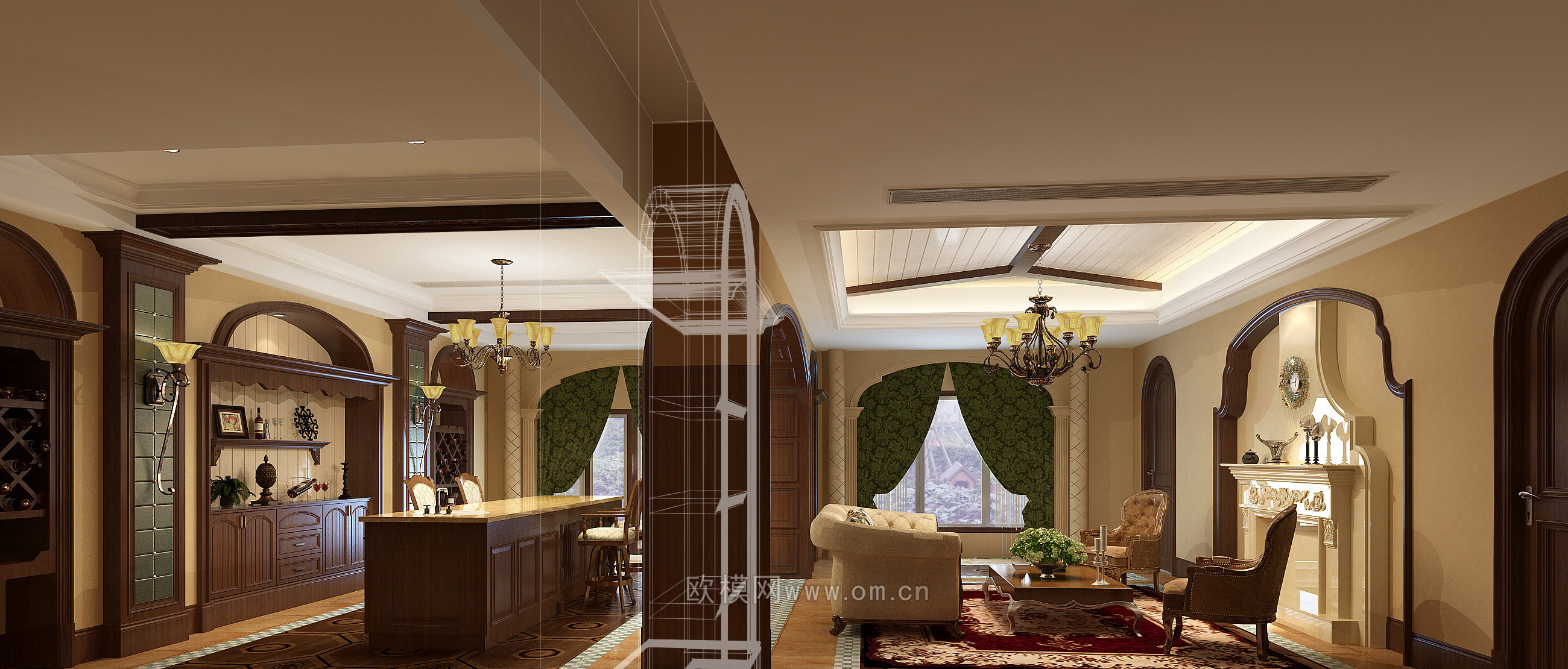 家装CAD(469)下载（渲染图4）