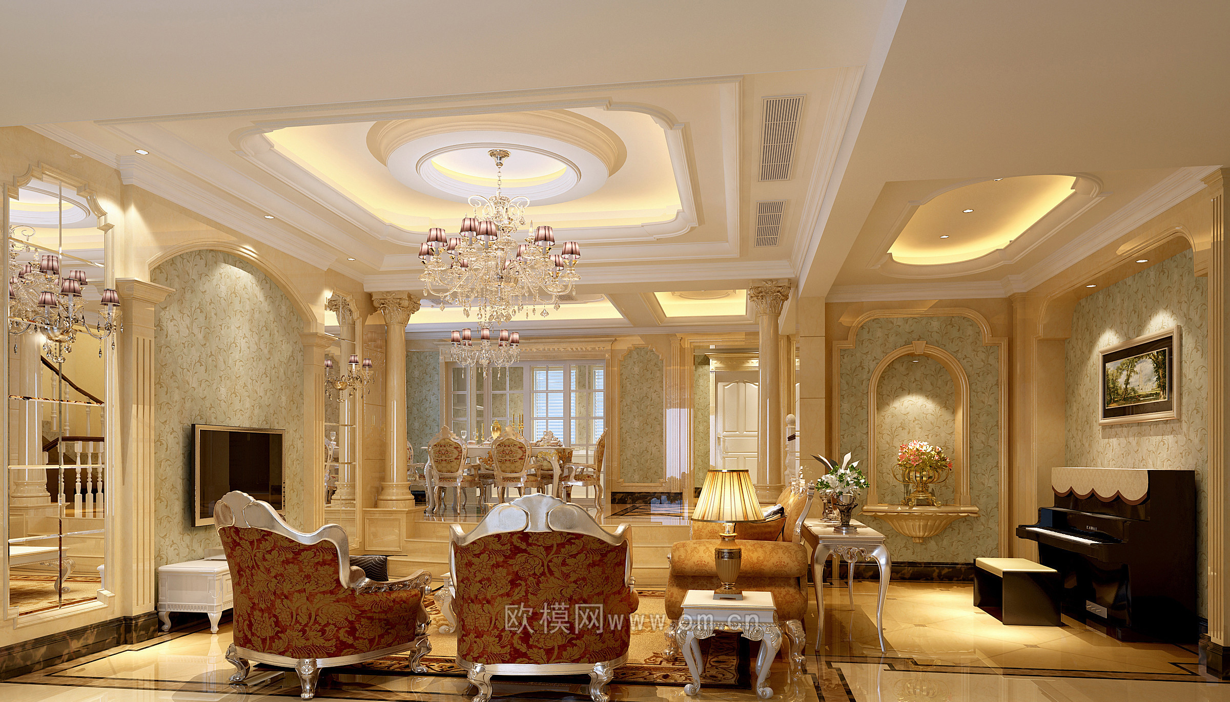 家装CAD(475)下载（渲染图1）