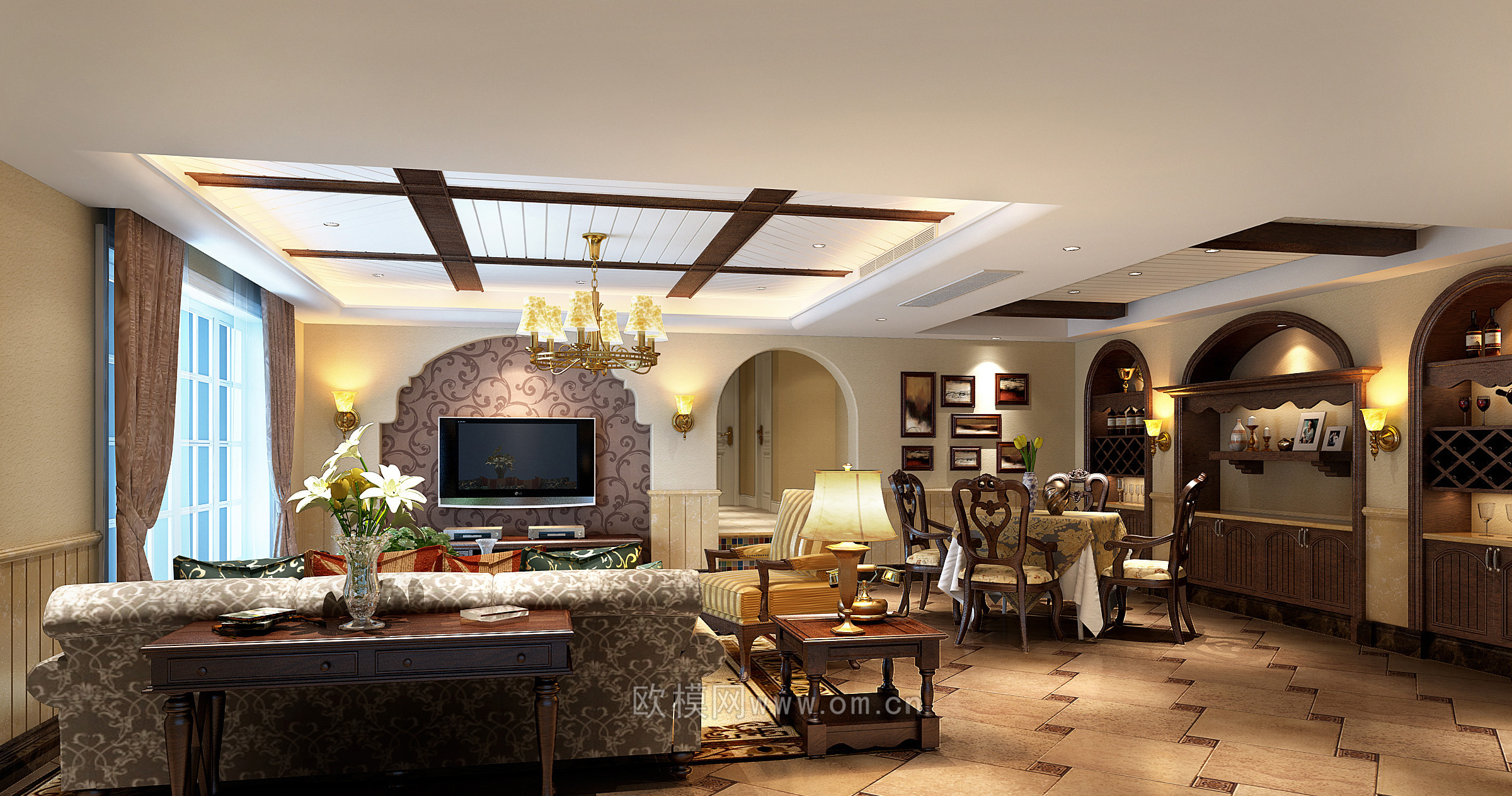 家装CAD(475)下载（渲染图3）