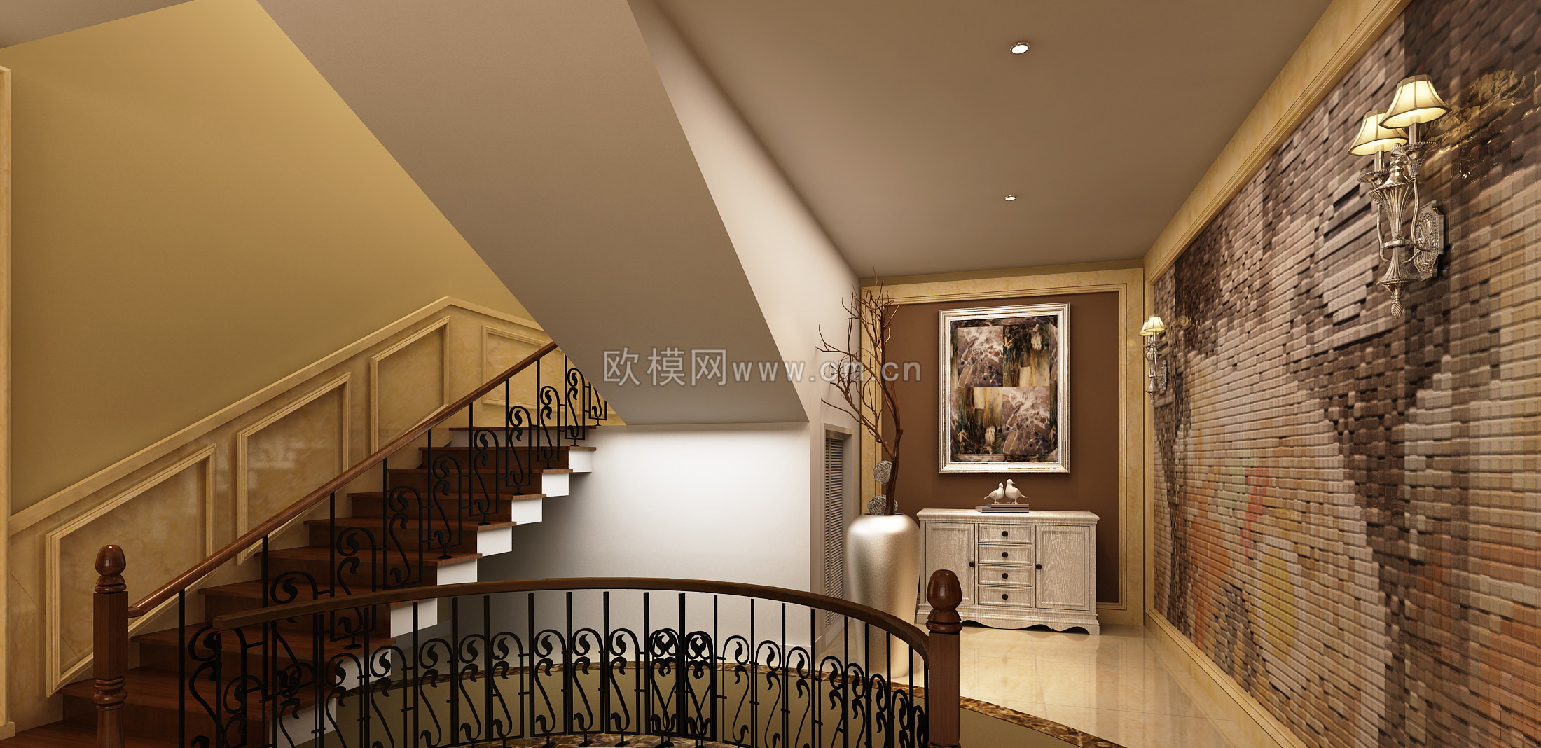 家装CAD(487)下载（渲染图2）