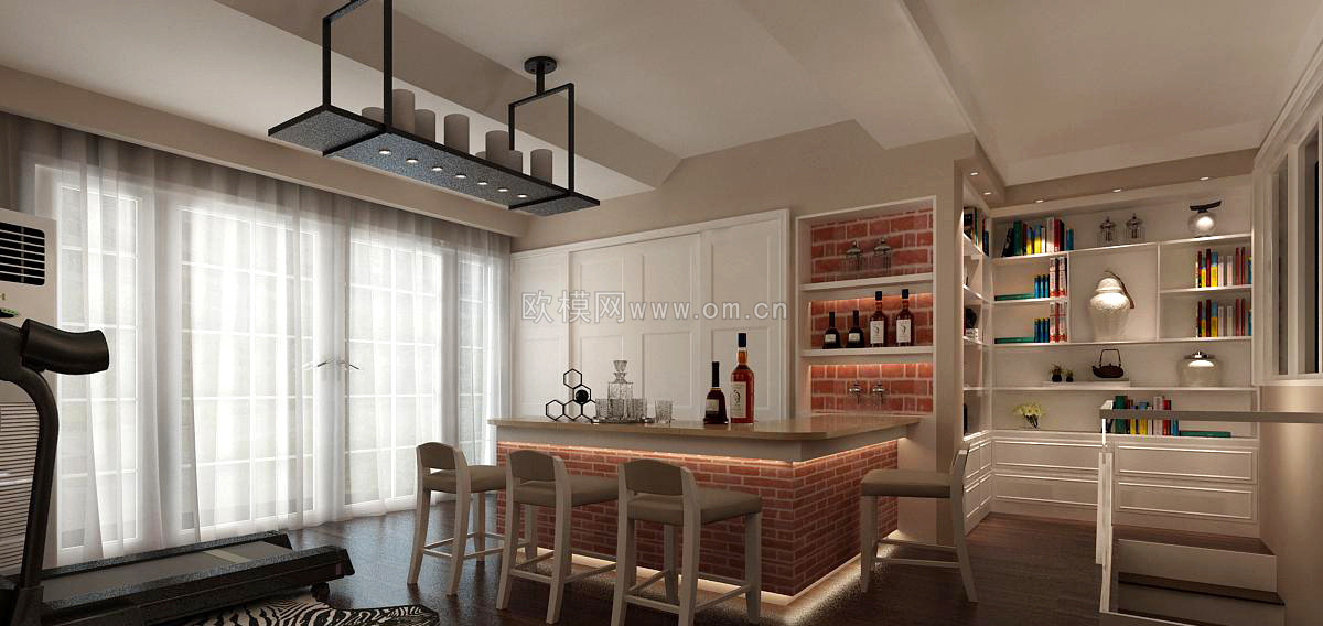 家装CAD(491)下载（渲染图1）