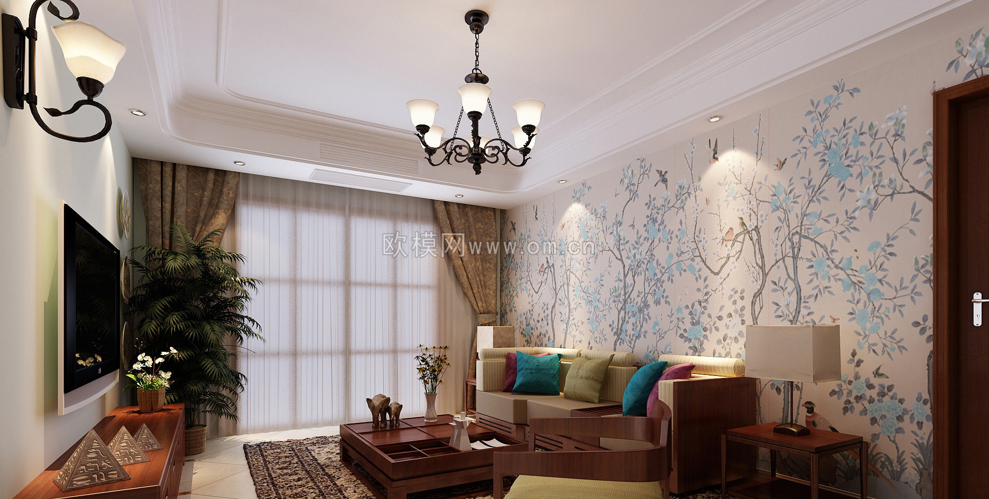 家装CAD(495)下载（渲染图2）