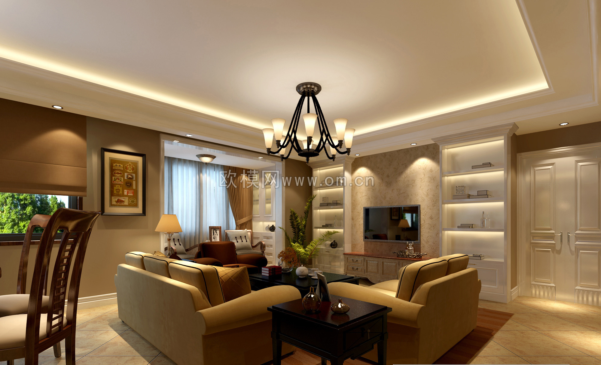 家装CAD(499)下载（渲染图2）