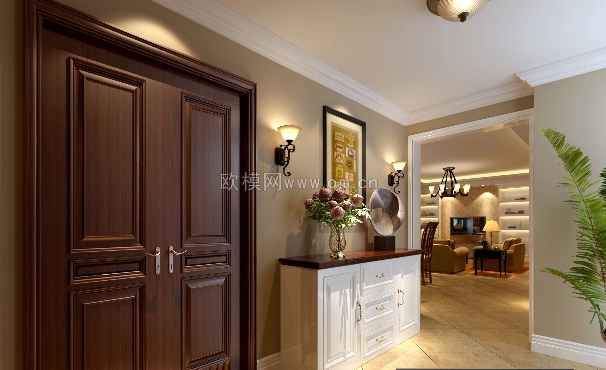 家装CAD(499)下载（渲染图4）