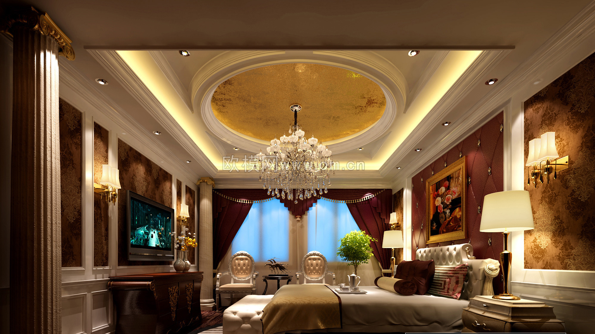 家装CAD(508)下载（渲染图1）