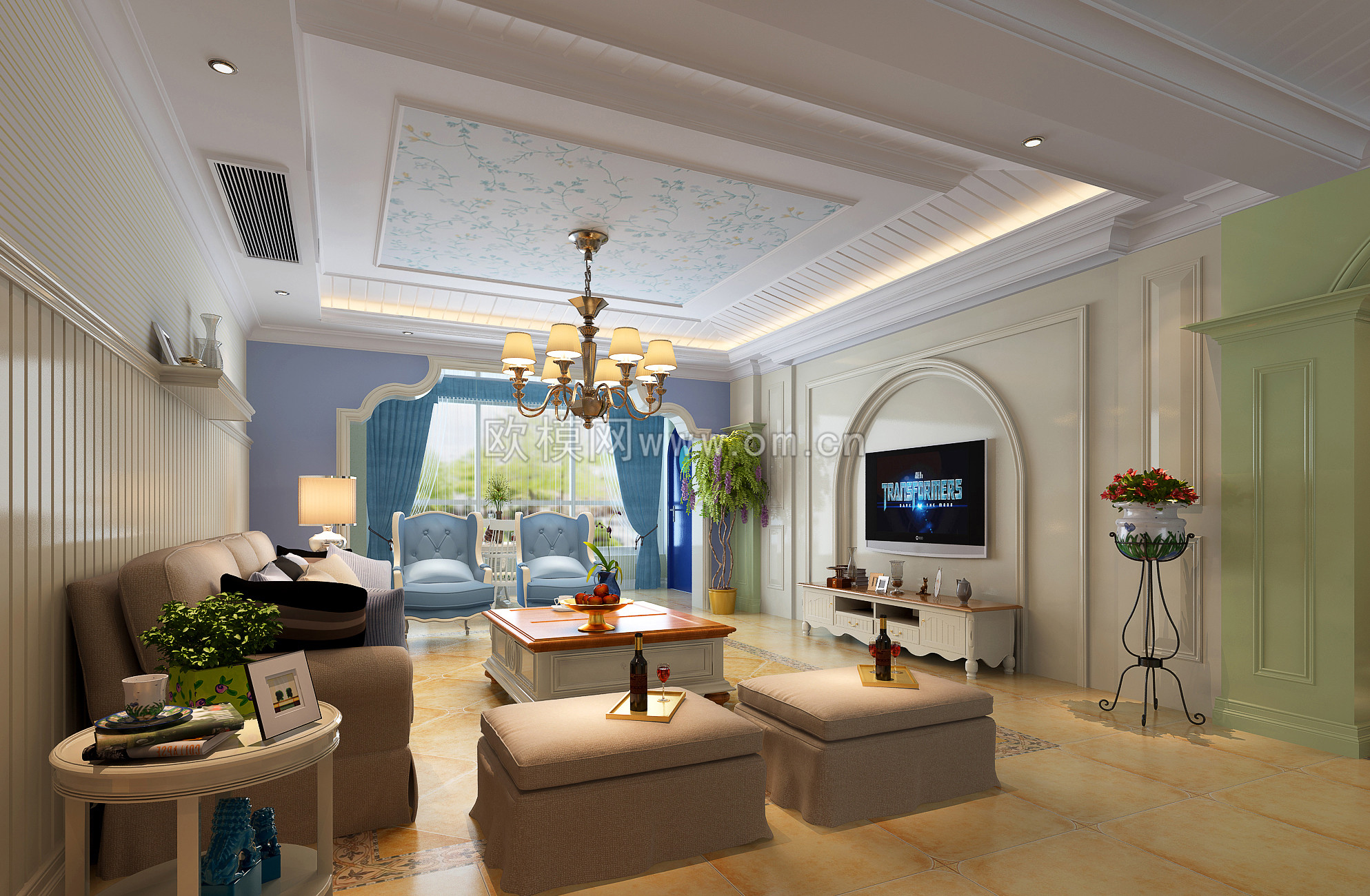 家装CAD(510)下载（渲染图1）