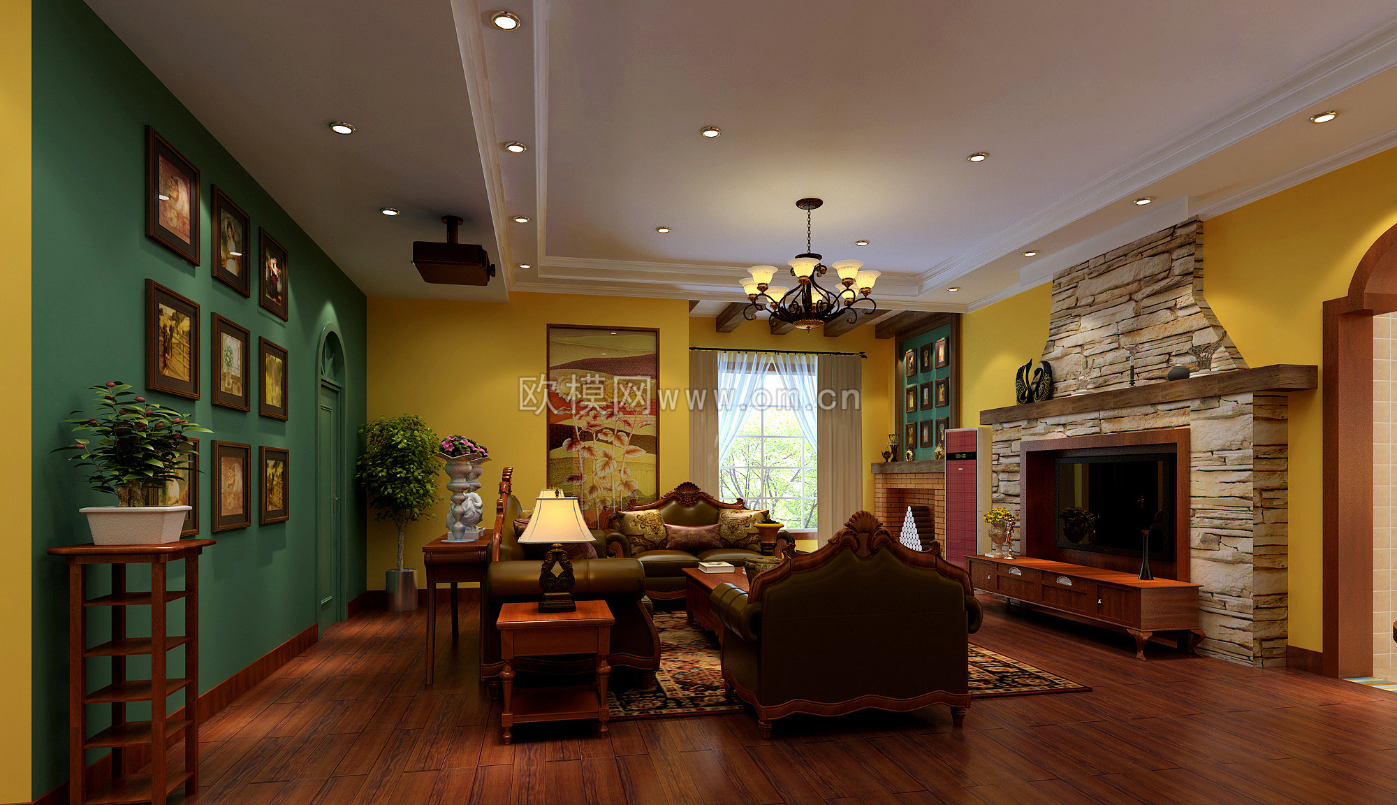 家装CAD(523)下载（渲染图2）