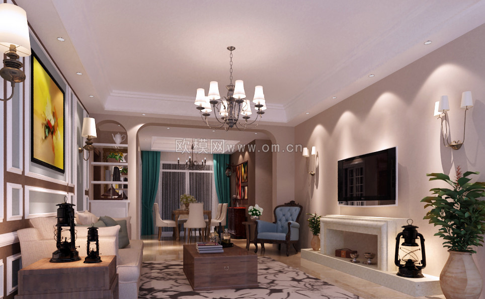 家装CAD(534)下载（渲染图2）