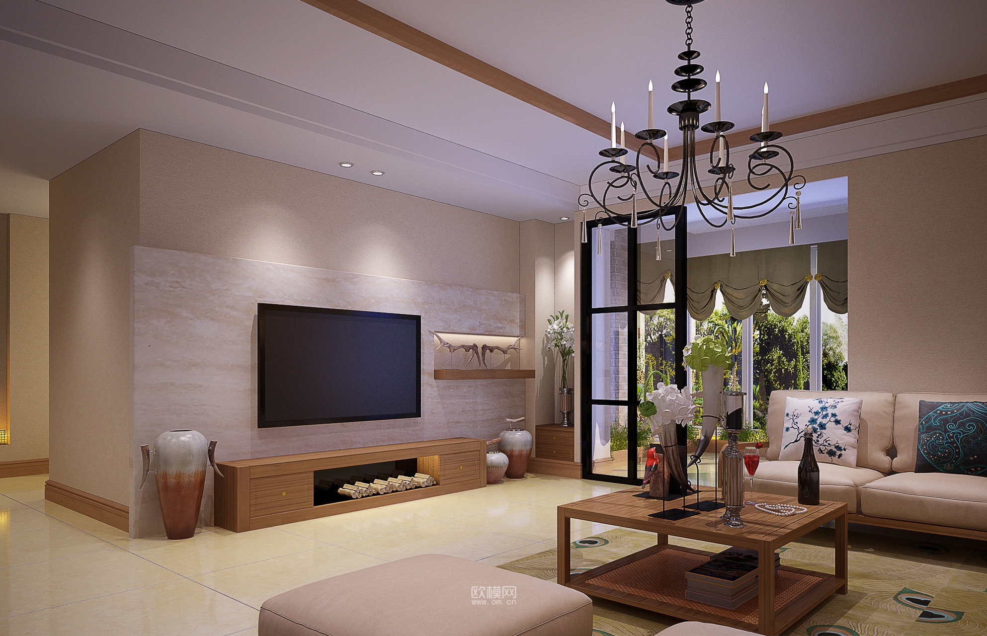 家装CAD(543)下载（渲染图1）