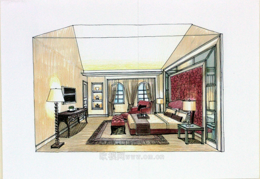 家裝CAD(56)下載(渲染圖3)