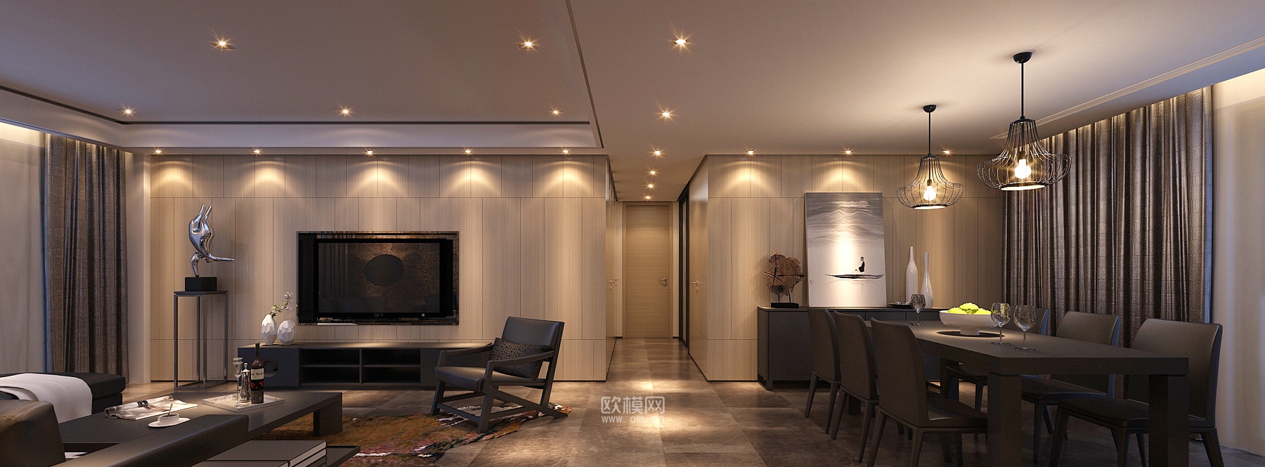 家装CAD(567)下载（渲染图3）