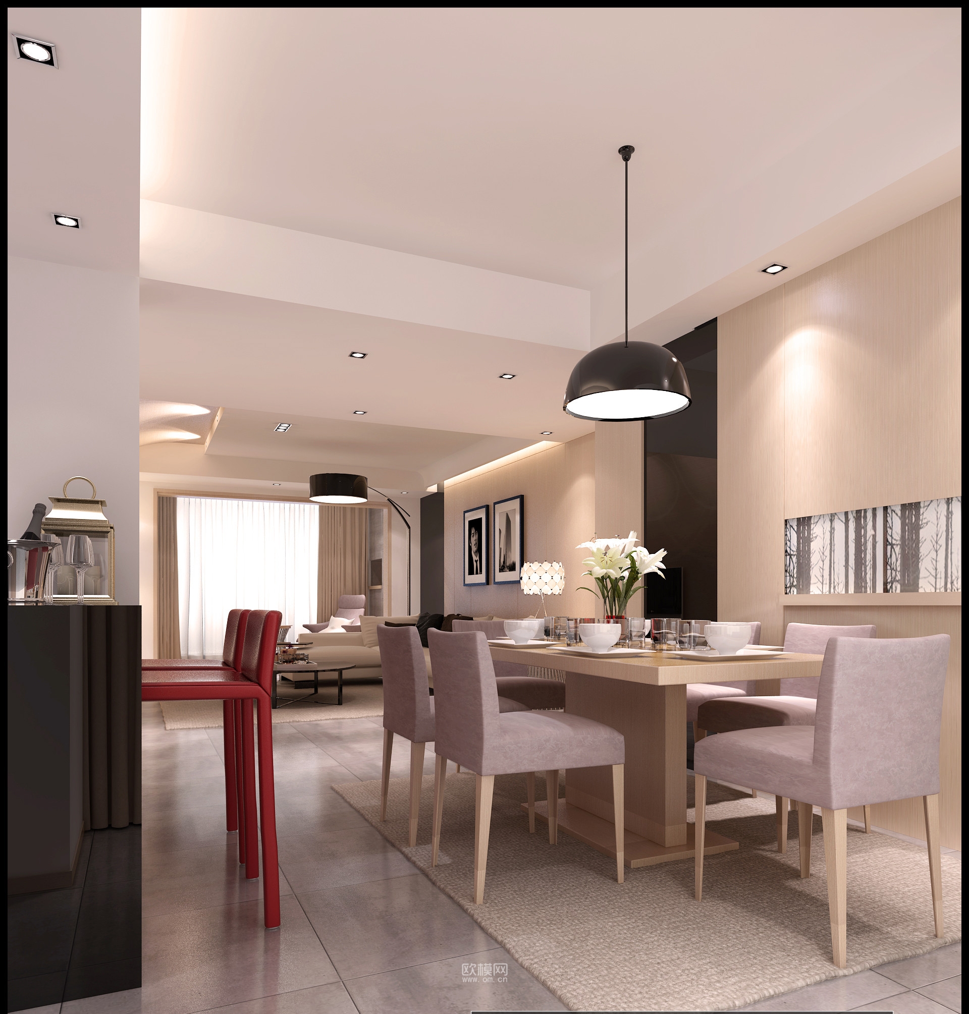 家装CAD(569)下载（渲染图2）