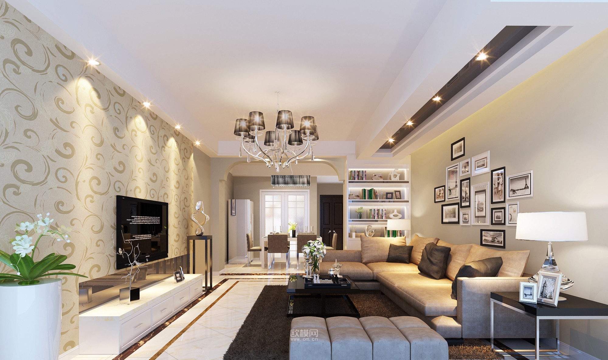 家装CAD(581)下载（渲染图2）