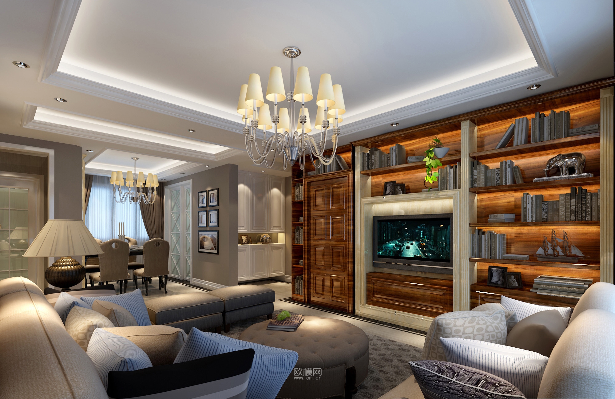 家装CAD(583)下载（渲染图1）