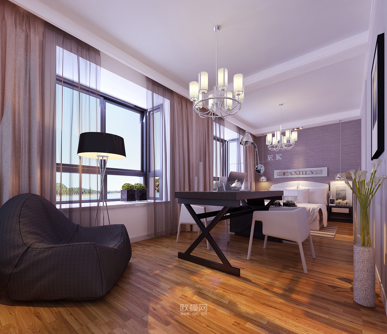 家装CAD(587)下载（渲染图1）