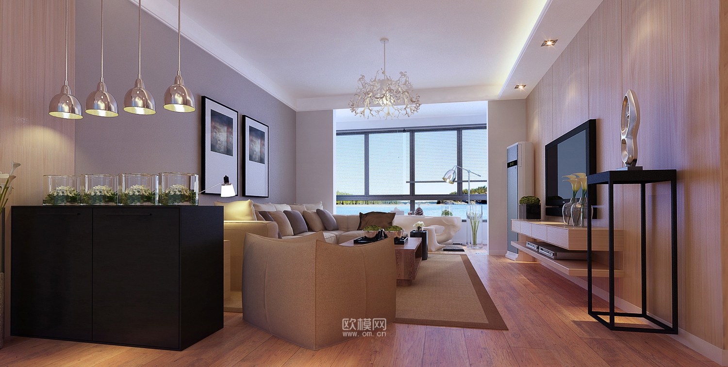 家装CAD(587)下载（渲染图3）