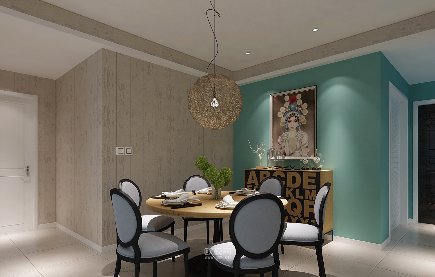 家装CAD(596)下载（渲染图3）