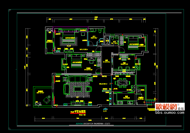 家装CAD(665)下载（渲染图3）