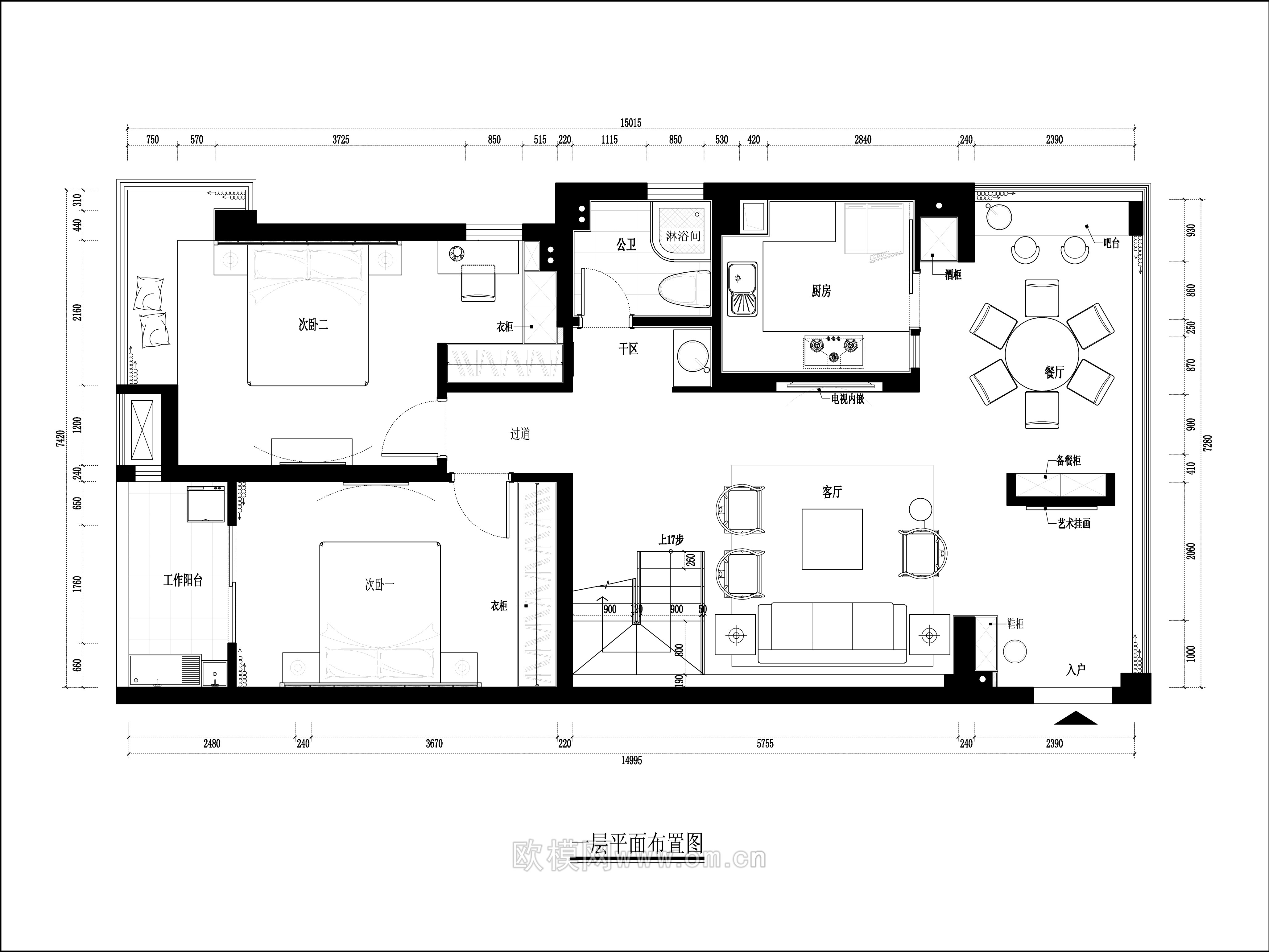 家装CAD(86)下载（渲染图1）
