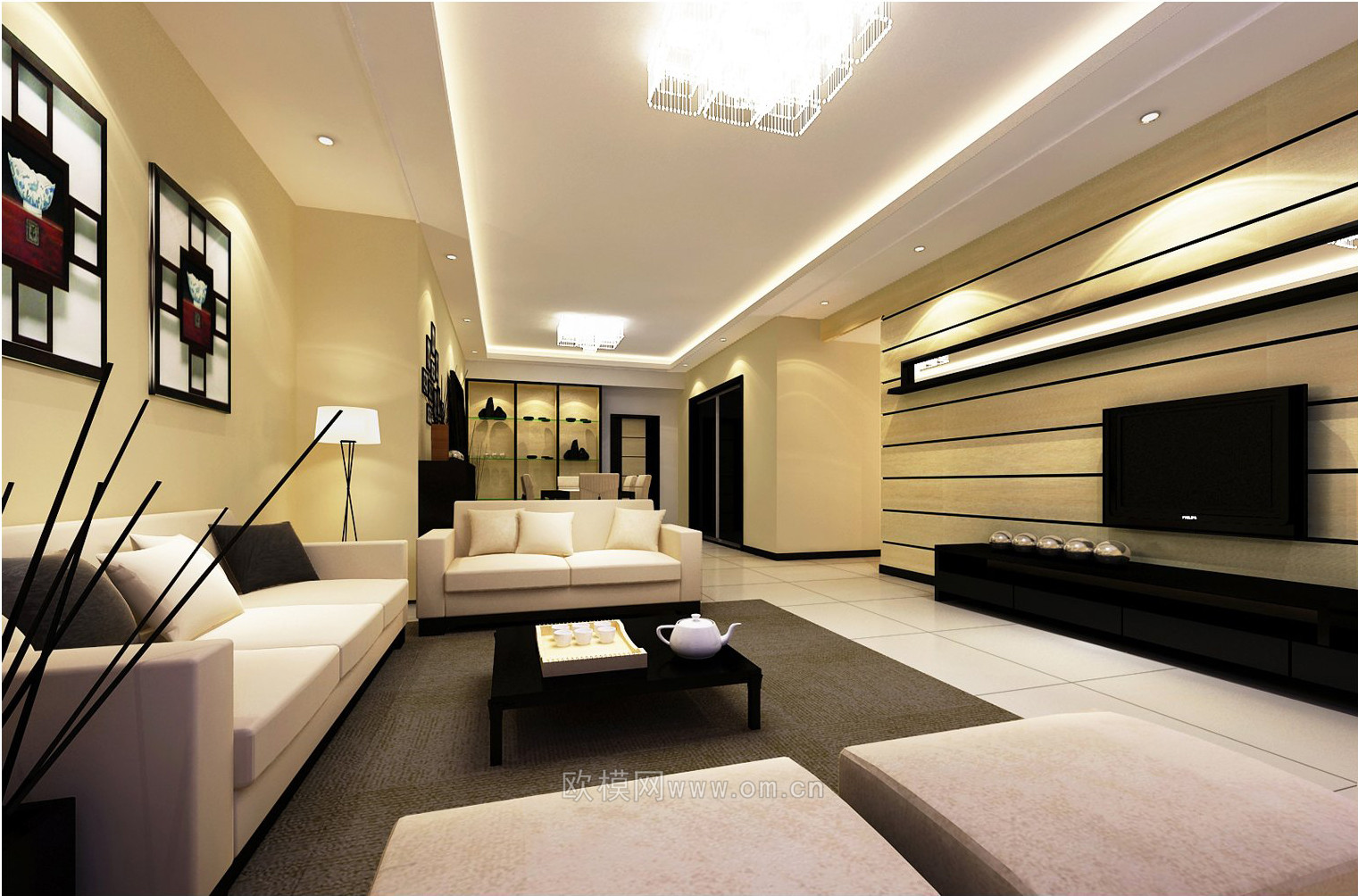 家装CAD(97)下载（渲染图1）