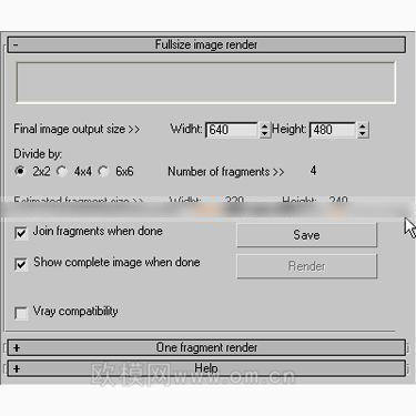 渲染大尺寸效果图 3dmax脚本 提取码：0n38