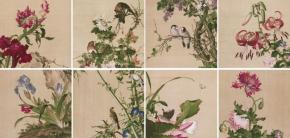   郎世宁册页9-16 27.8x33.3 