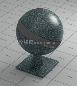  藍(lán)色墻磚 (1) 