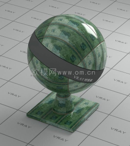  綠色墻磚 (1) 