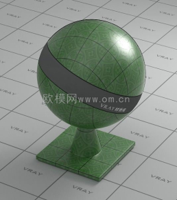  綠色墻磚 (3) 
