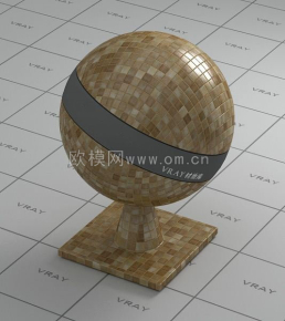 米黃色馬賽克  