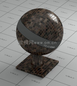  棕色馬賽克 (4) 