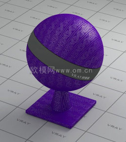  紫色墻布  
