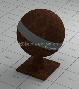  深棕色布料  