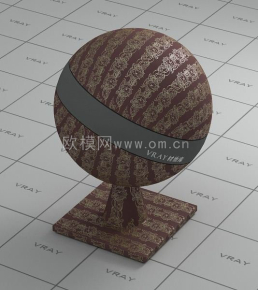  暗紅色墻布 (2) 