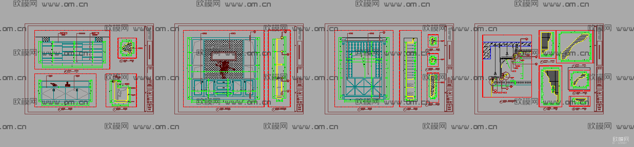 CAD户型图下载（渲染图3）