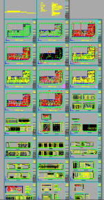  办公室整套施工图 