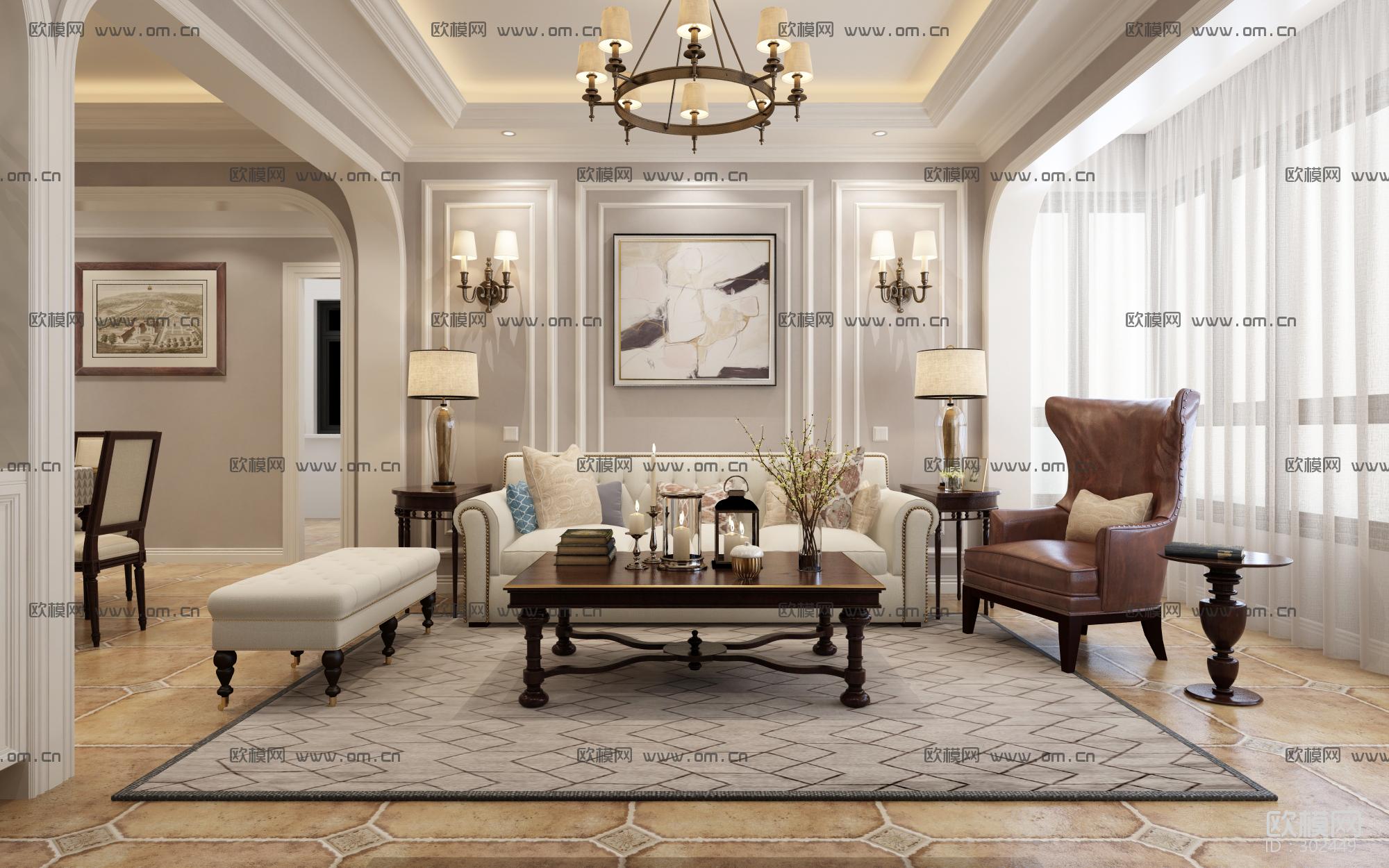 欧模出品原创3月首页轮播模型库31套