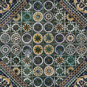  欧式瓷片拼花 