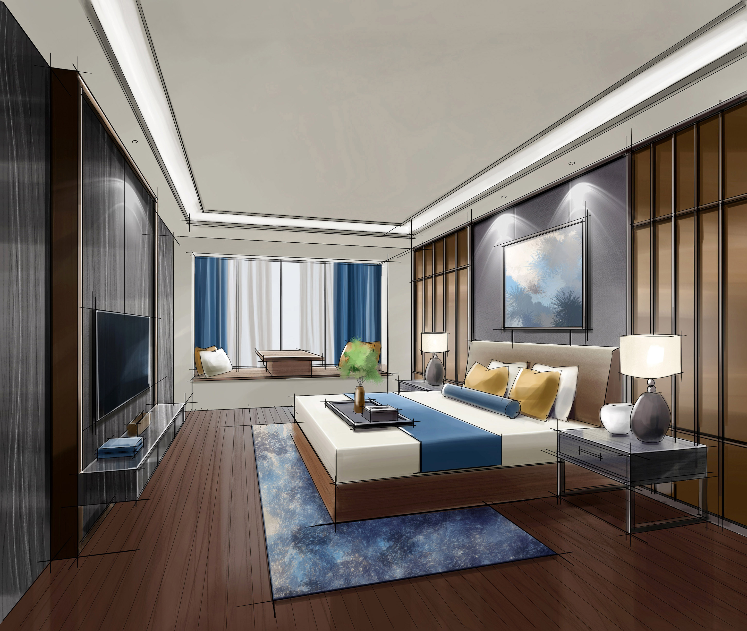 纯粹劳彩媚室内电脑手绘入门基础课