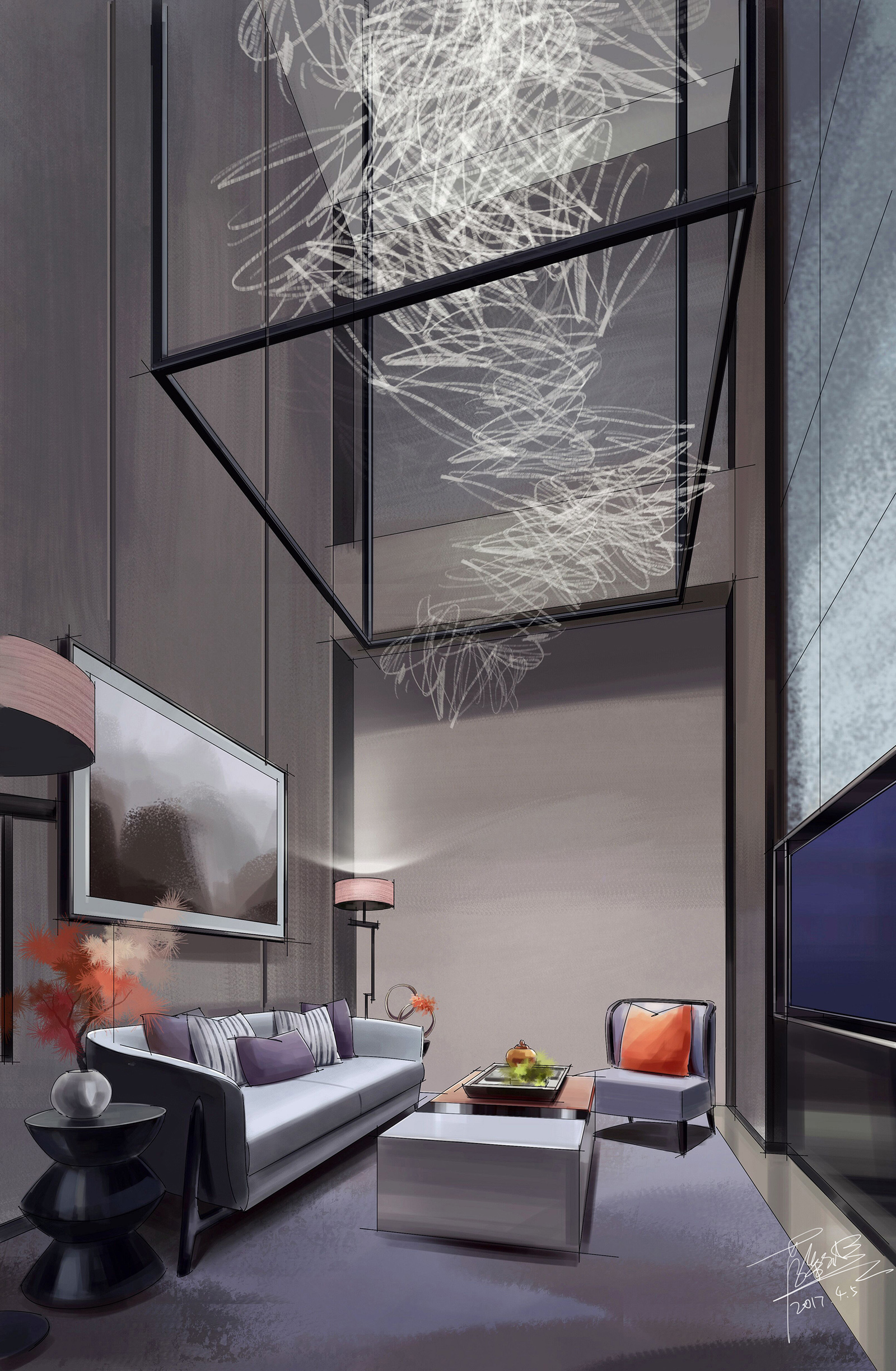 纯粹劳彩媚室内电脑手绘入门基础课