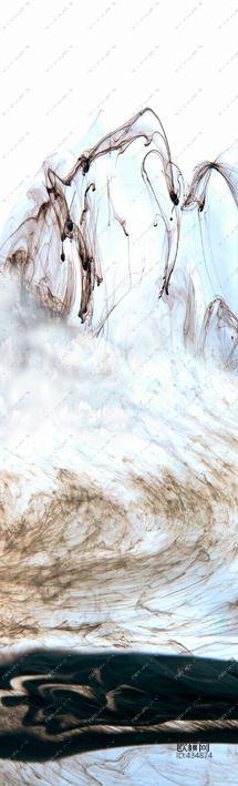 水墨意境装饰画下载（渲染图1）