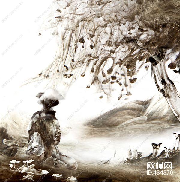 水墨意境装饰画下载