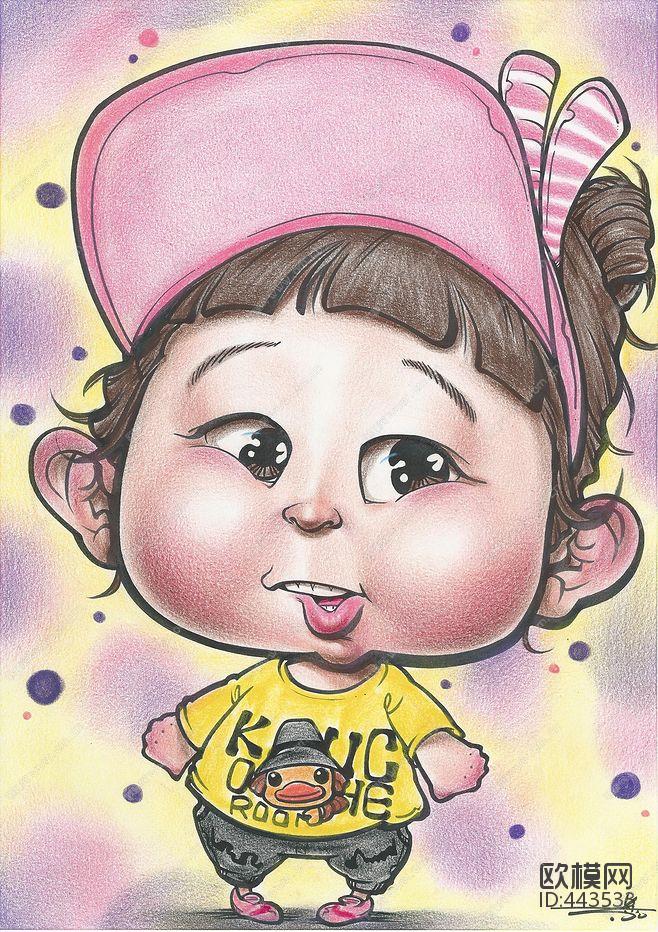 大头人物插画下载