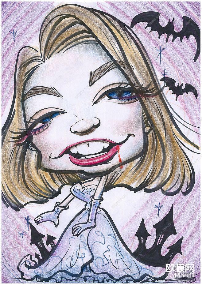 大头人物插画下载