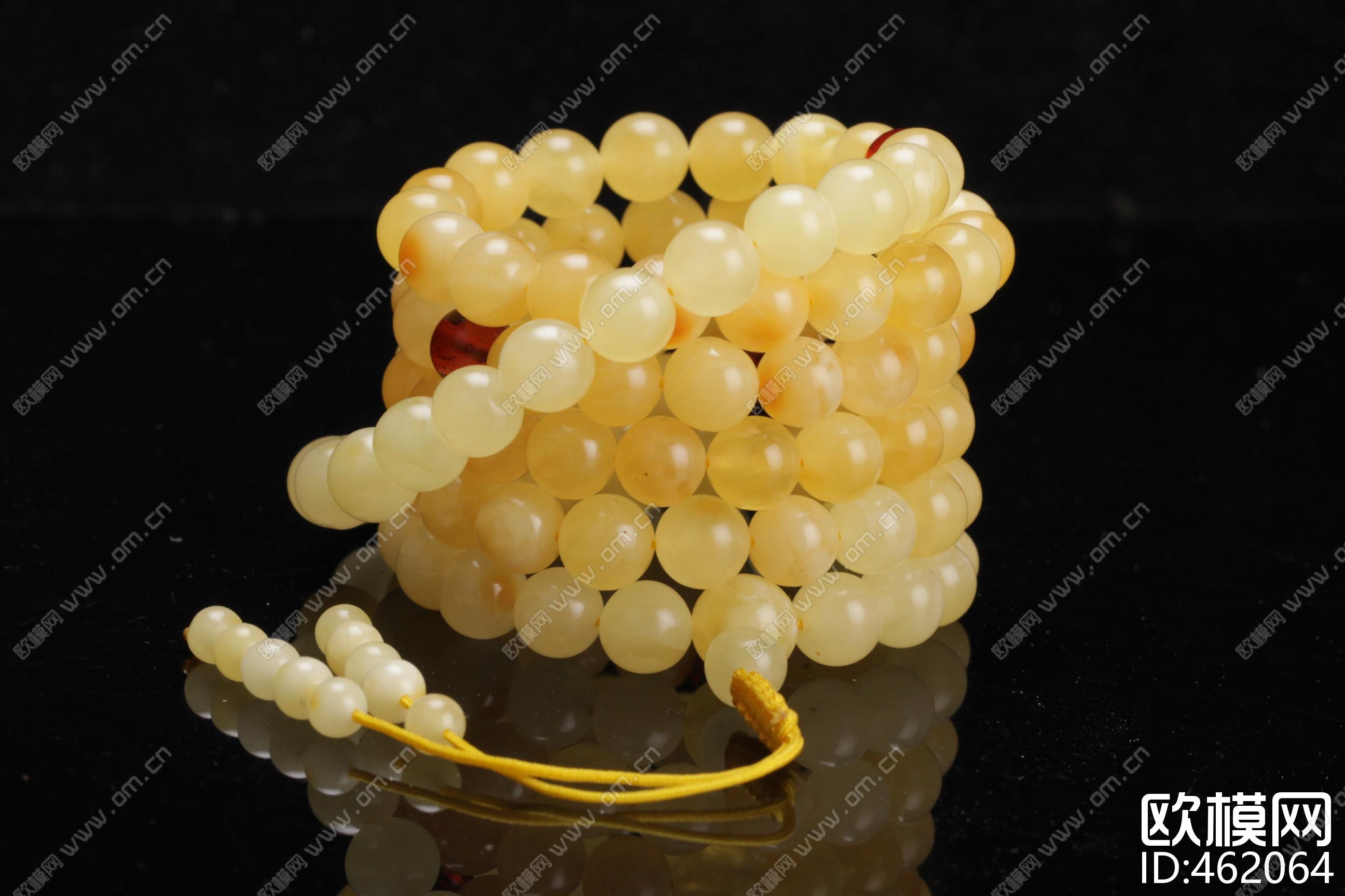 蜜蜡项链下载（渲染图3）