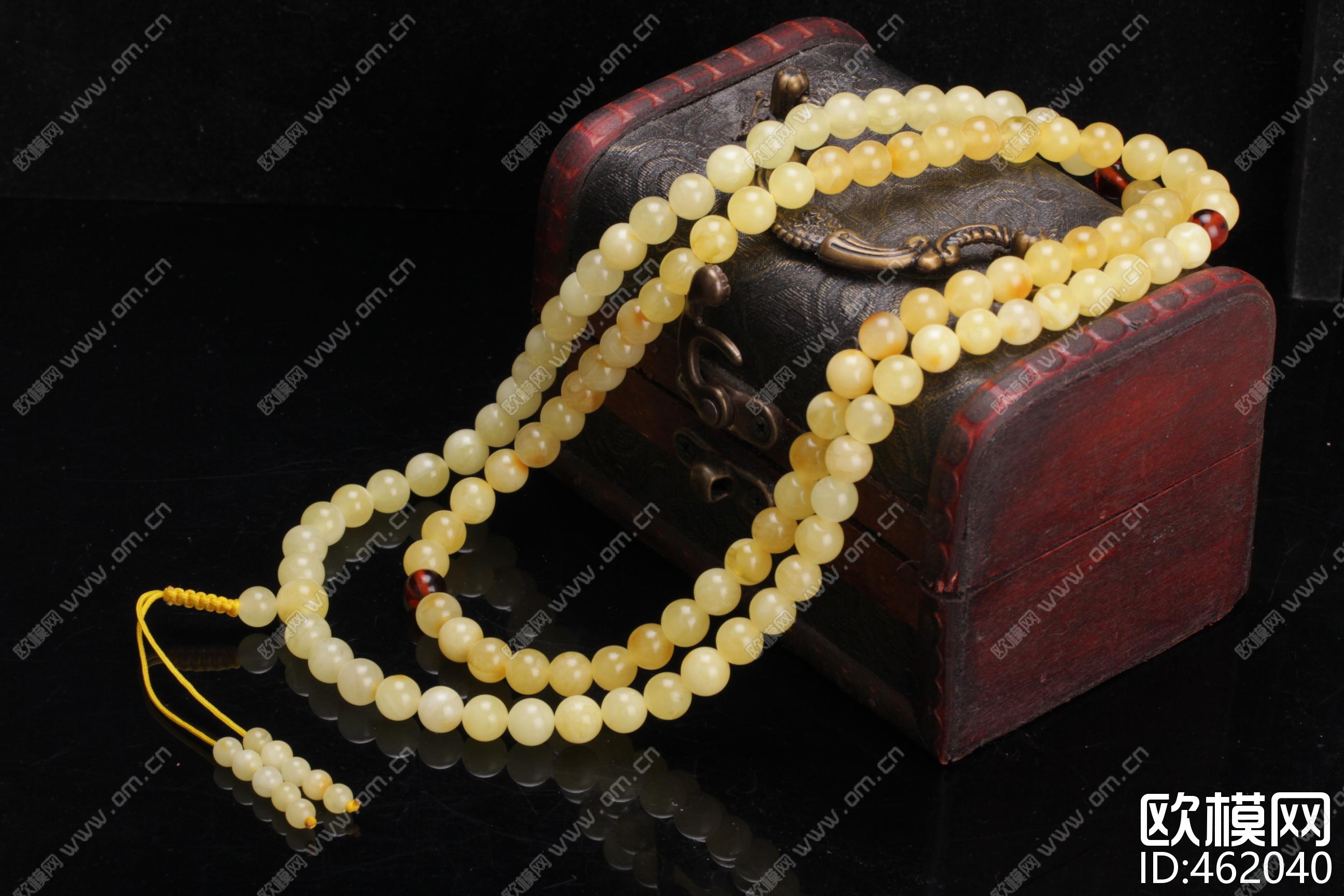 蜜蜡项链下载（渲染图10）