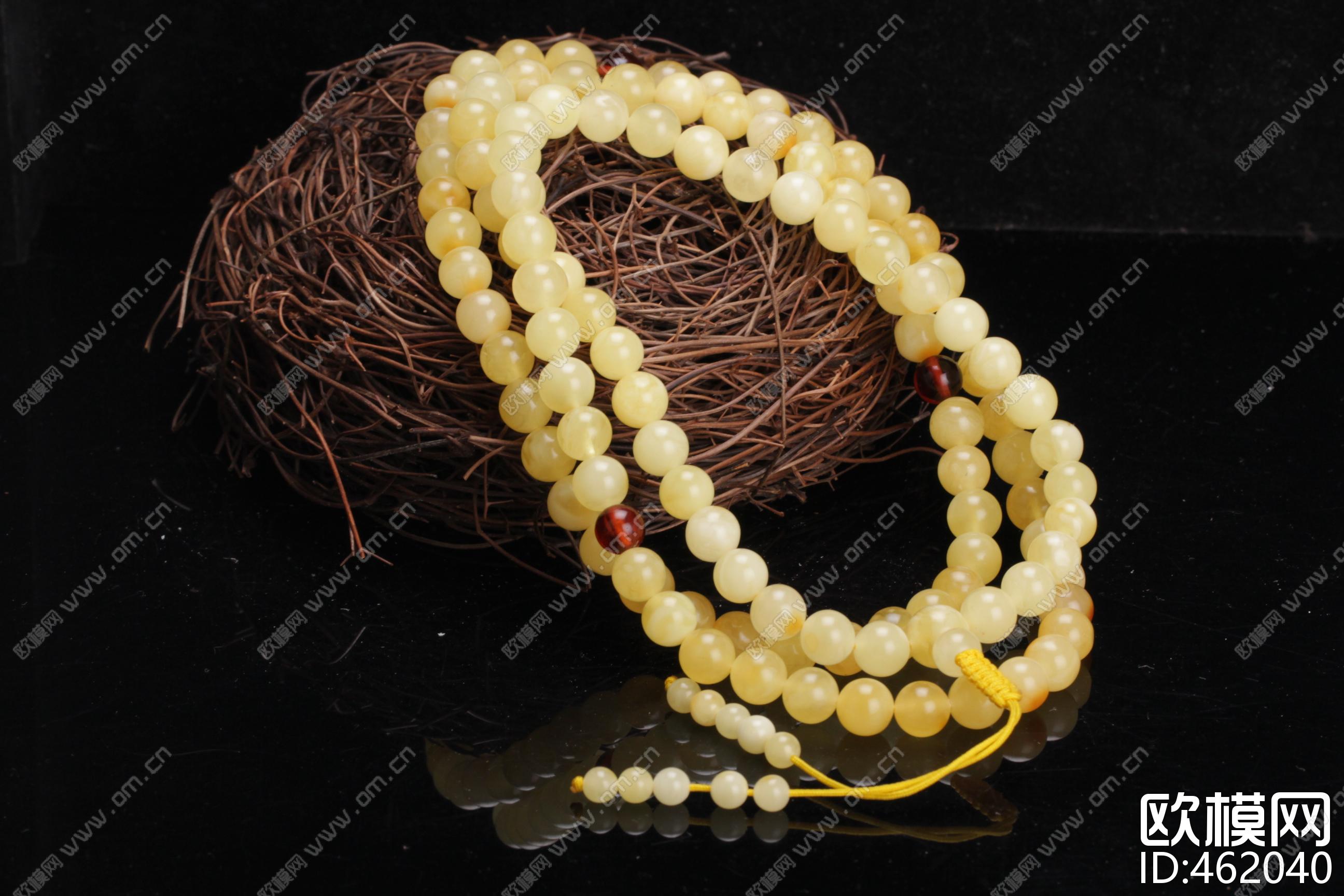 蜜蜡项链下载（渲染图12）