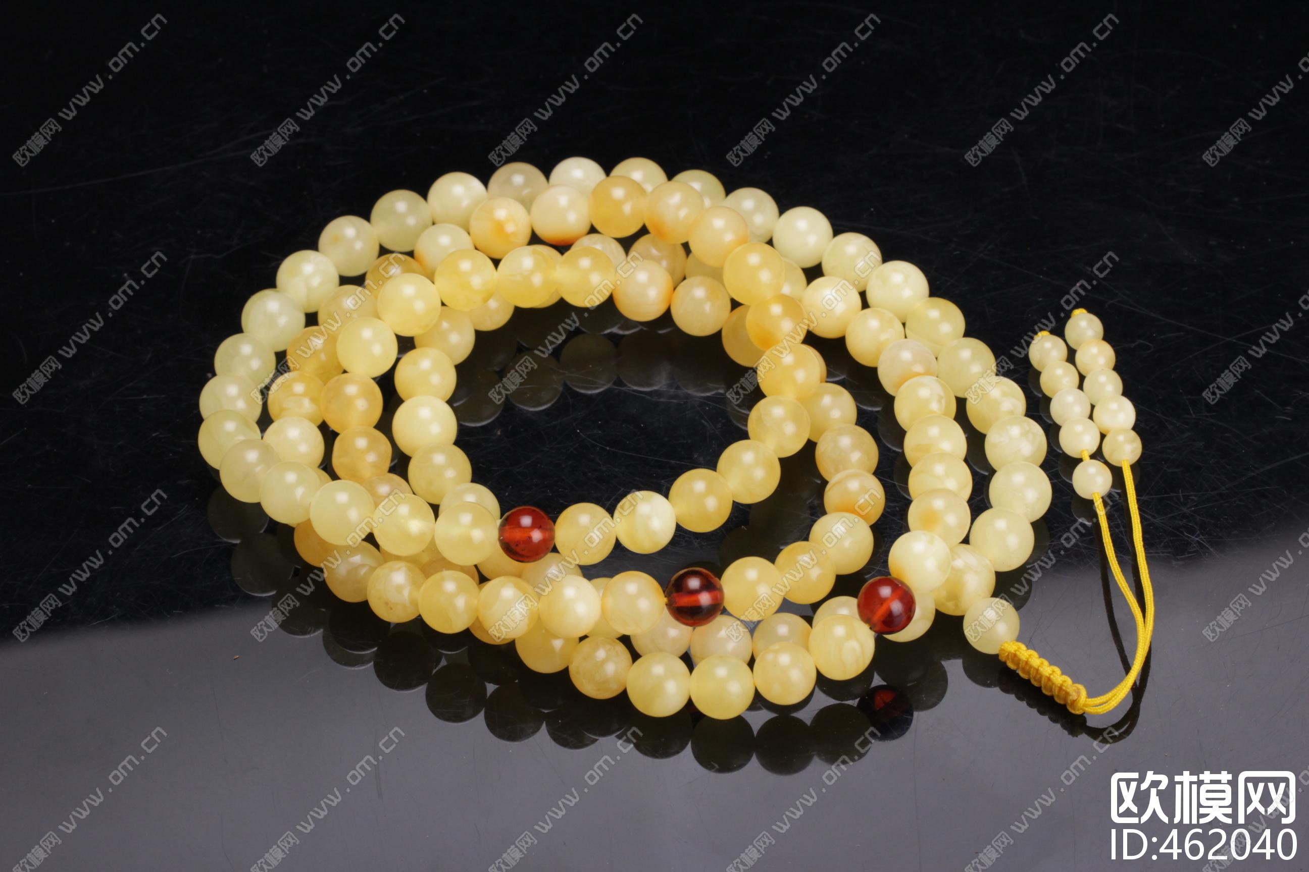 蜜蜡项链下载（渲染图8）