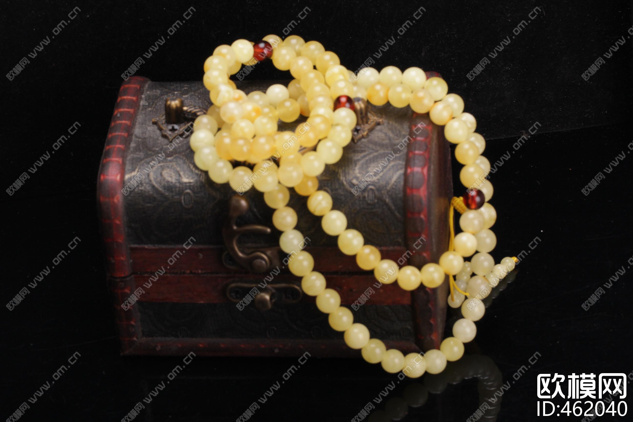 蜜蜡项链下载（渲染图4）